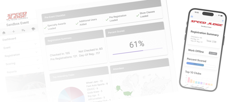 Speed Judge Car Show Software